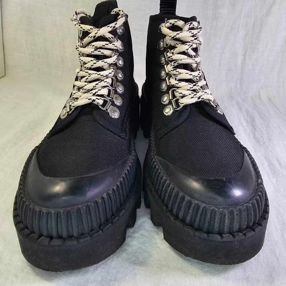 Proenza Schouler Chunky Lug Sole High Top Platform Sneaker Ankle Boots EU40 - Picture 4 of 14